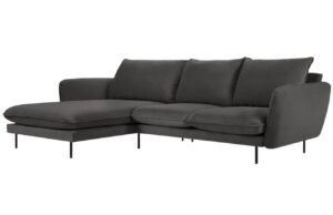Cosmopolitan Design Sametová rohová pohovka Vienna 255 cm