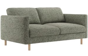 Micadoni Zelená dvoumístná pohovka Eden 146 cm