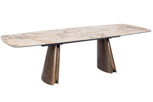 Bizzotto Rozkládací jídelní stůl Patagonia 180-260 x 100 cm s keramickou deskou