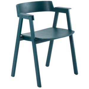 Gazzda Zelená dubová jídelní židle Flip