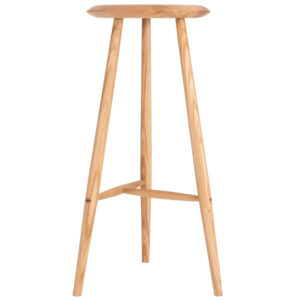 Gazzda Dubová barová židle Blanc 75 cm