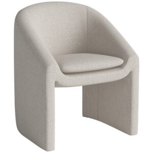 Bolia Béžová bouclé jídelní židle Mielo