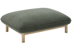 Micadoni Zelená podnožka Ada 95 x 65 cm