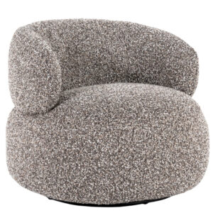 Eleonora Šedohnědé otočné křeslo Maeve