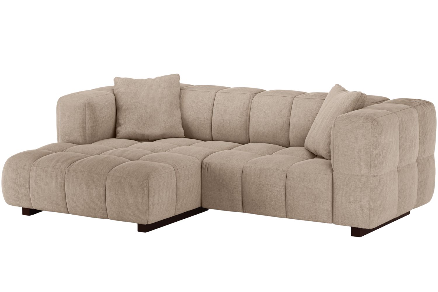 Micadoni Béžová rozkládací pohovka Puma 260 cm