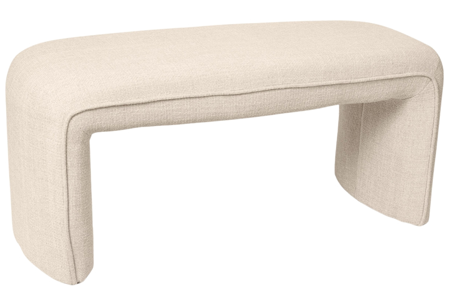 Somcasa Béžová lavice Catania 100 cm