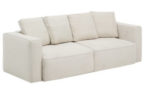 Kave Home Béžová rozkládací pohovka Marela 236 cm