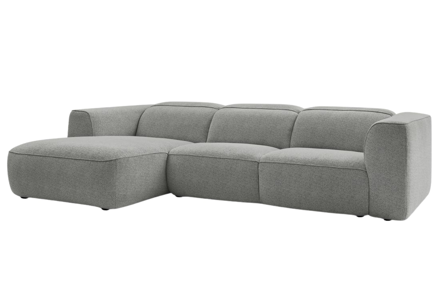 Bobochic Paris Světle šedá rohová pohovka William 298 cm