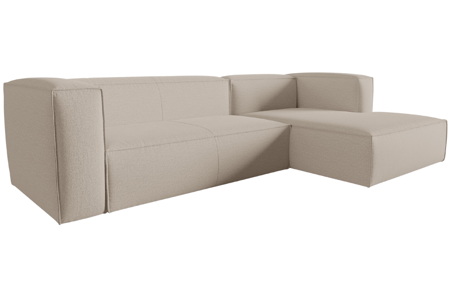 Cosmopolitan Design Béžová rohová pohovka Mackay 282 cm