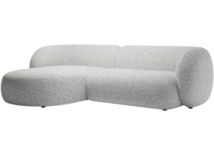 Micadoni Světle šedá rohová pohovka Kate 285 cm