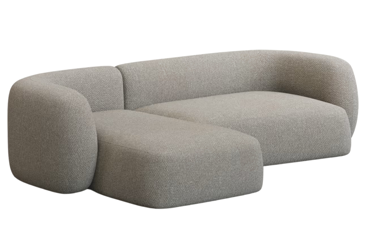 Kave Home Šedá rohová pohovka Martina 287 cm