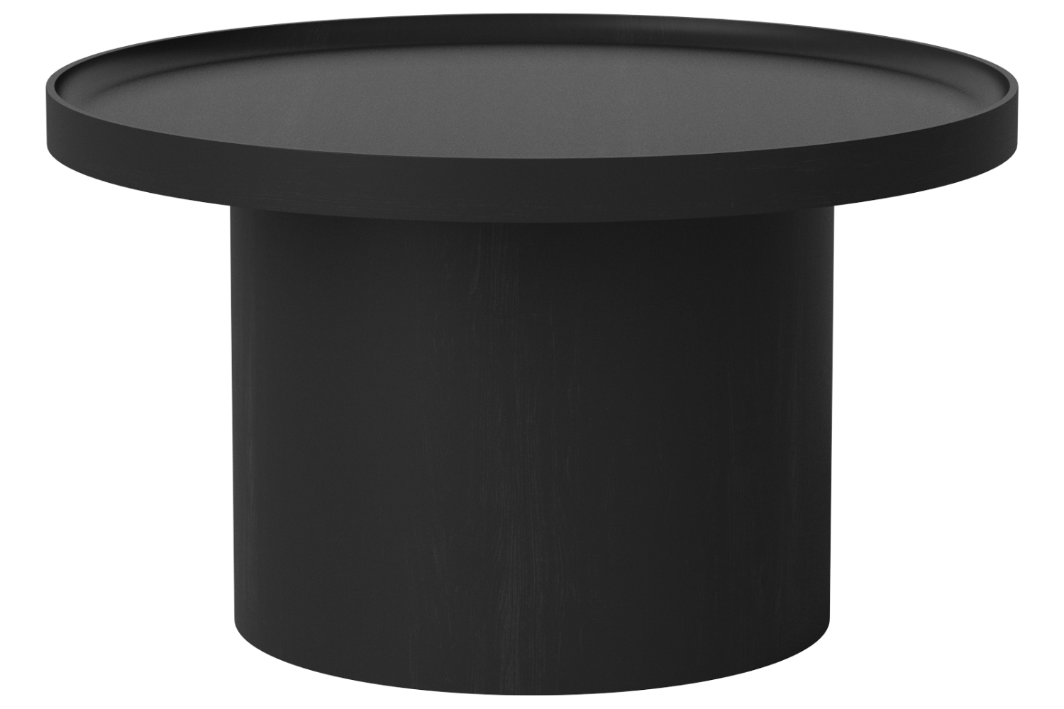 Bolia Černý dubový konferenční stolek Plateau 74 cm