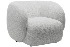 Světle šedé křeslo MICADONI Kate