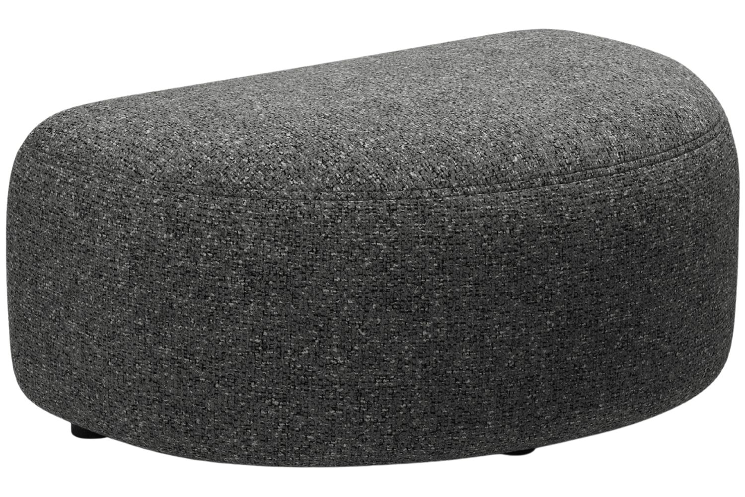 Micadoni Tmavě šedá podnožka Kate II. 99 x 60 cm