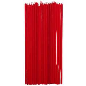Kave Home Balení dvaceti červených svíček Solvin Ø 0