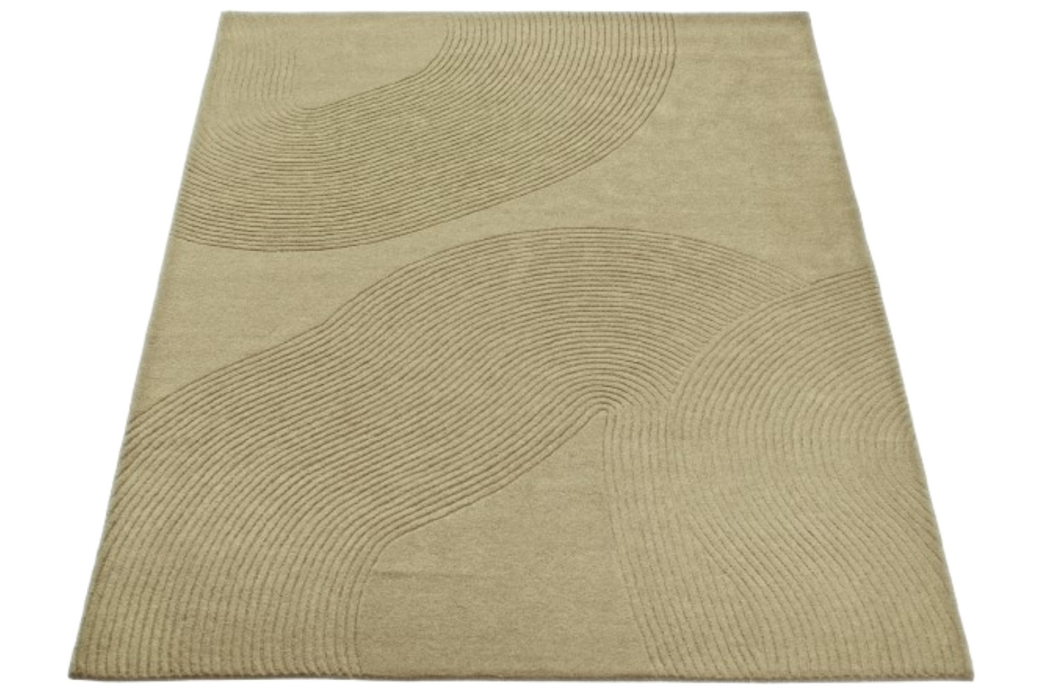 Bolia Béžový vlněný koberec Zen 170 x 240 cm