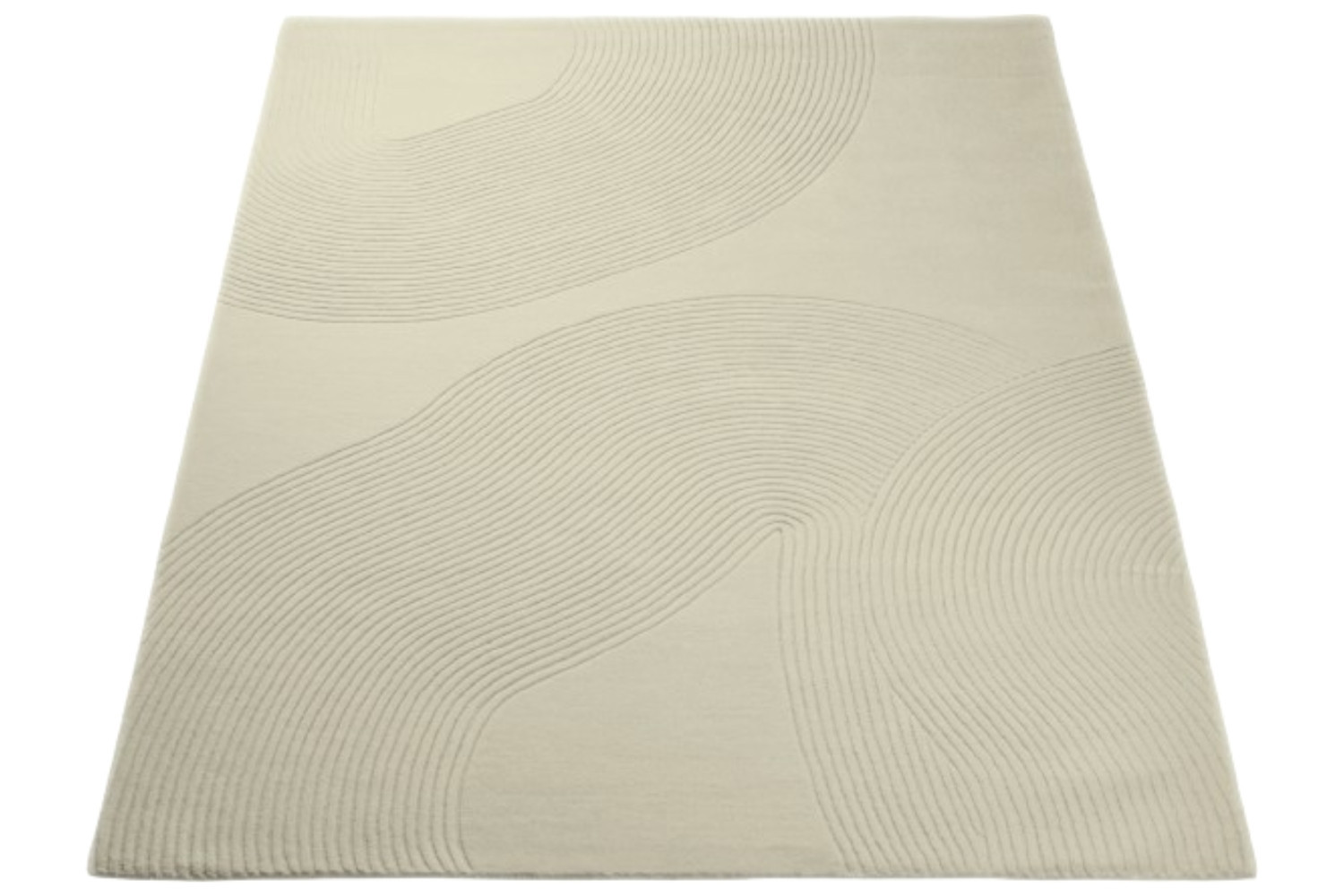 Bolia Krémově bílý vlněný koberec Zen 170 x 240 cm