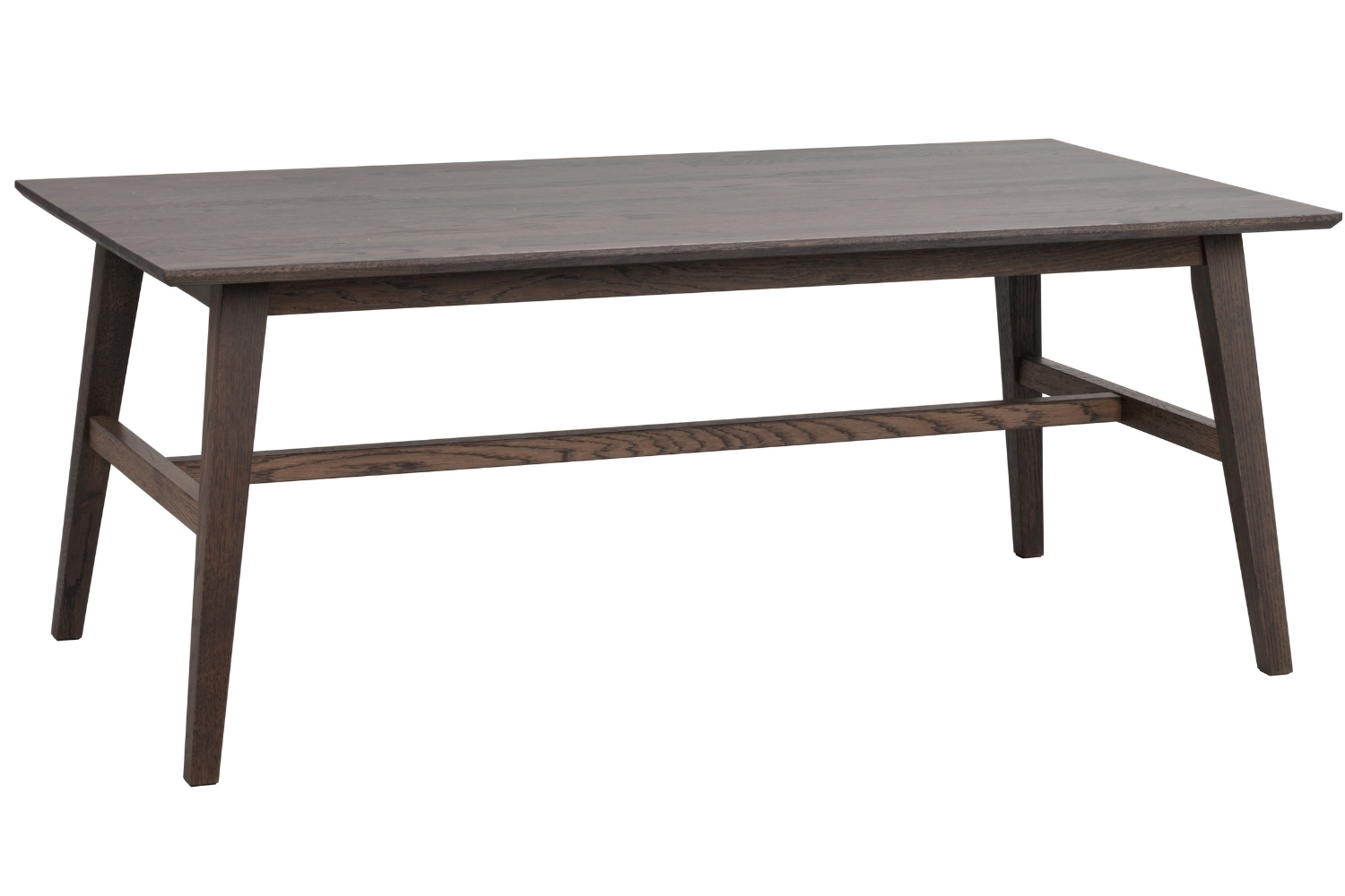 Rowico Tmavě hnědý dubový konferenční stolek FILIPPA 130 x 70 cm