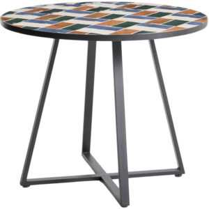 Kave Home Barvený zahradní bistro stolek Tella Ø 90 cm