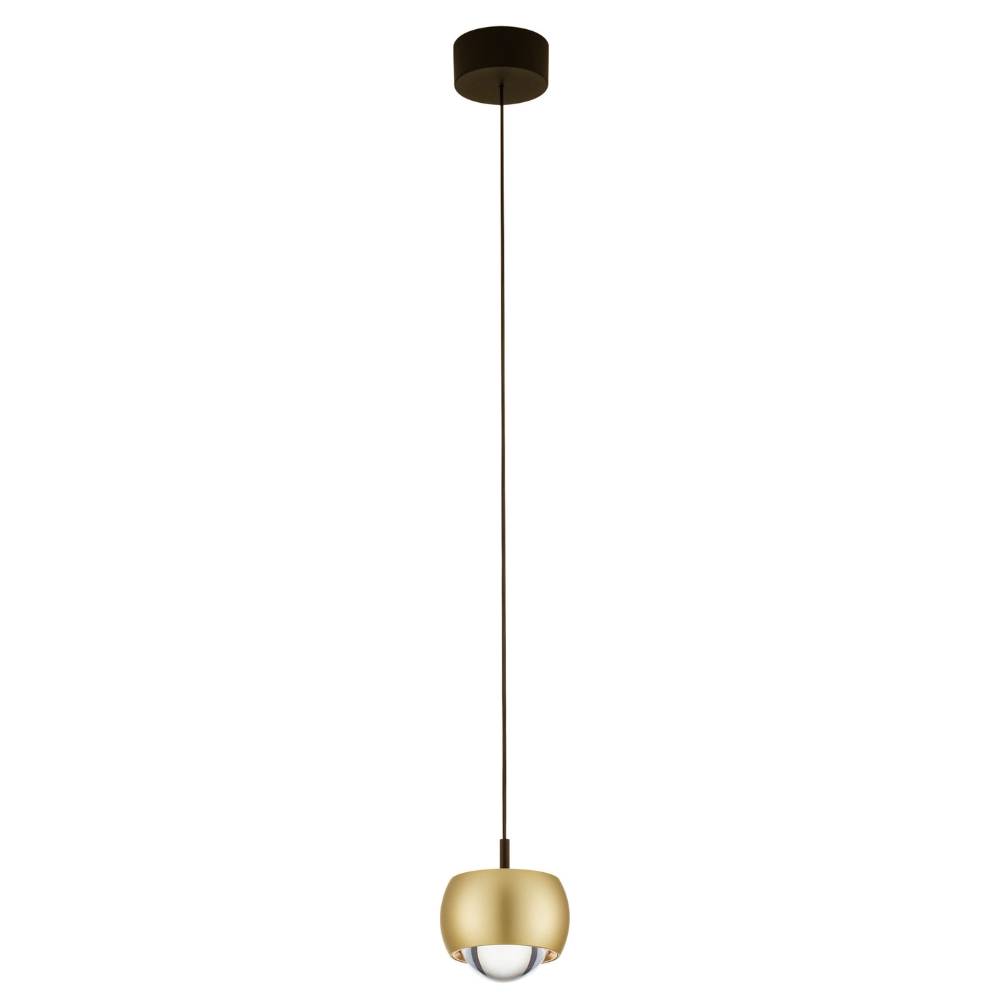 Nova Luce Zlaté závěsné LED světlo Conga 10 cm