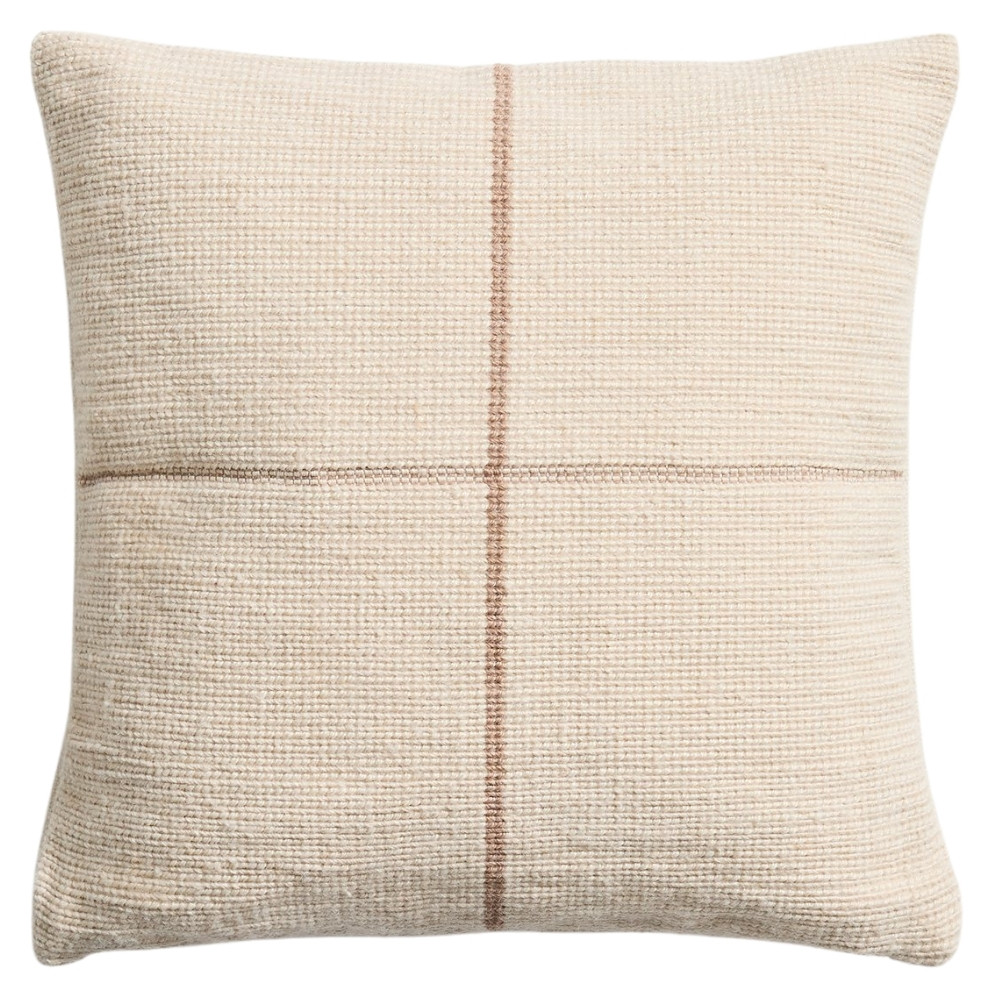 Kave Home Béžový povlak na polštář Atima 45 x 45 cm