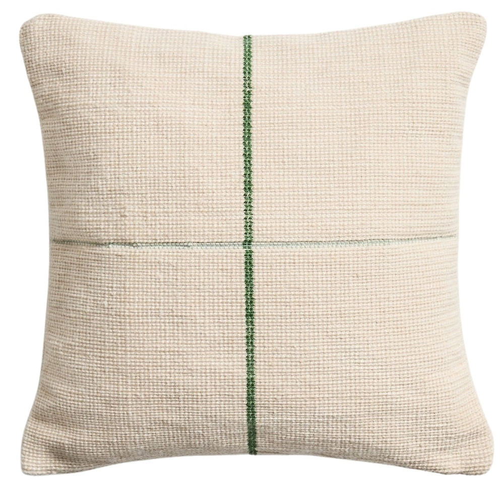 Kave Home Zelený povlak na polštář Atima 45 x 45 cm