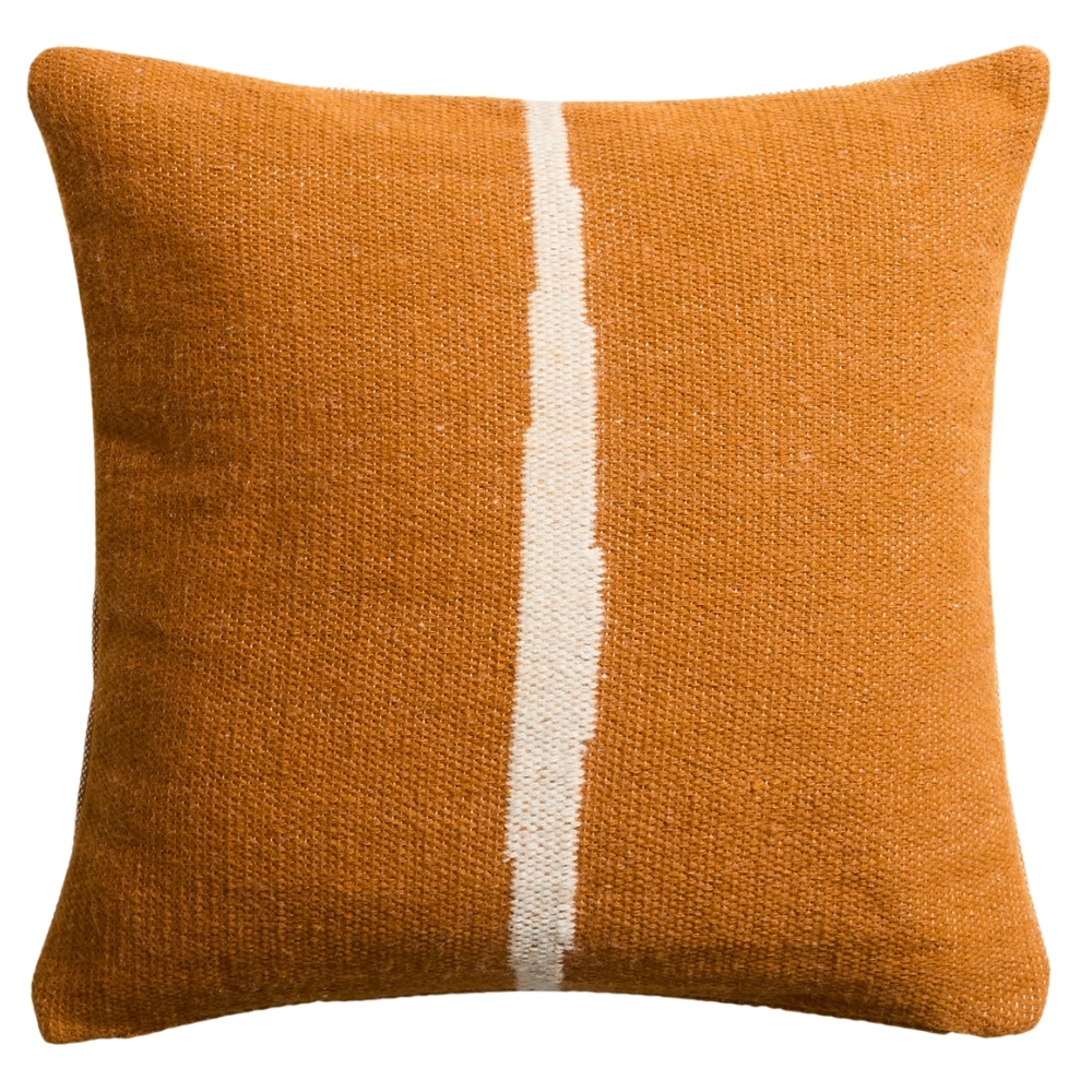 Kave Home Oranžový povlak na polštář Daila 50 x 50 cm