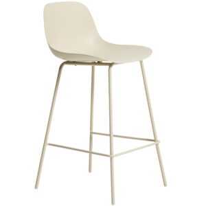 Kave Home Béžová plastová barová židle Altea 65 cm