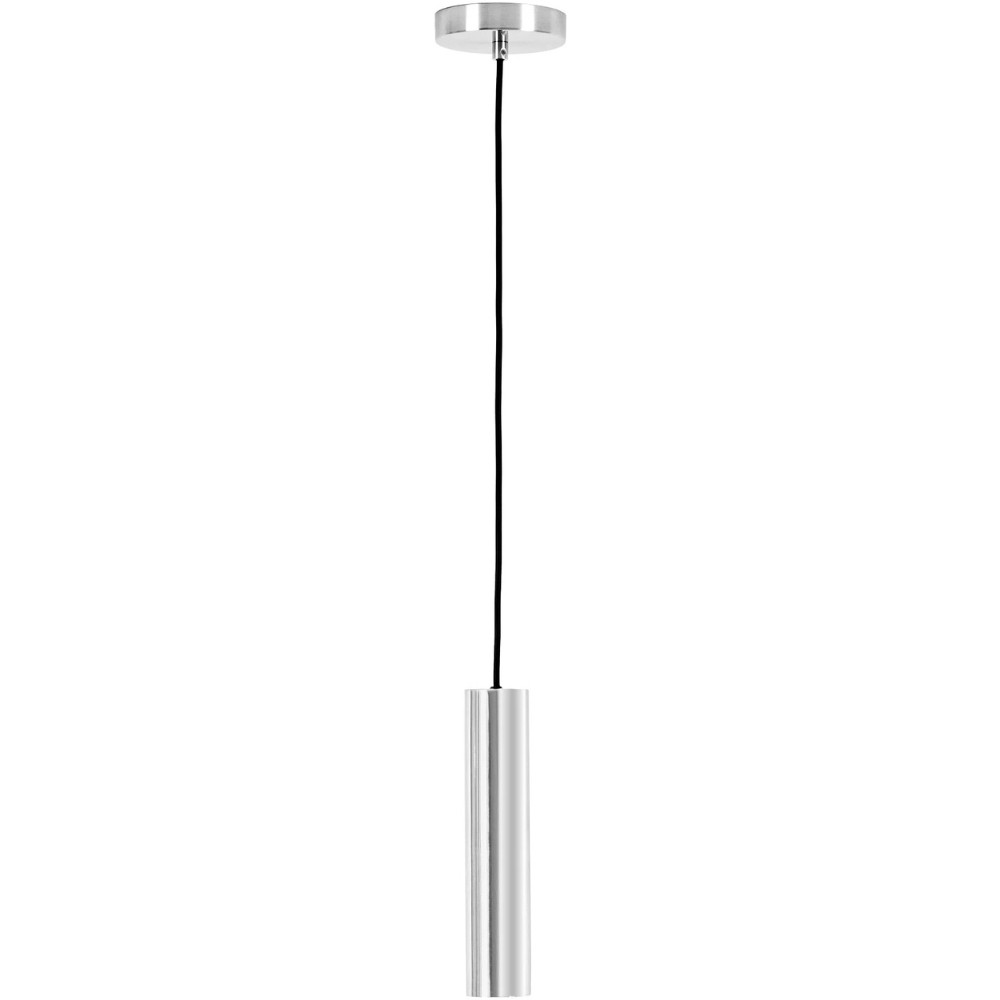 Nordic Living Stříbrné kovové závěsné světlo Aris 6 cm
