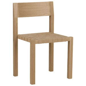 noo.ma Dubová jídelní židle Toli s výpletem
