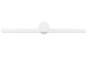 Nova Luce Bílé kovové nástěnné LED světlo Breggo 61 cm