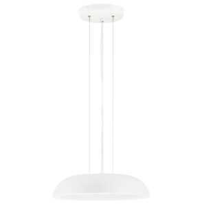 Nova Luce Bílé kovové závěsné LED světlo Felicia 45 cm