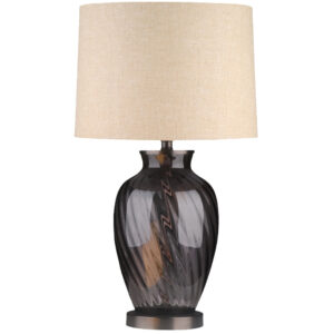 Richmond Skleněná stolní lampa Rowan 65 cm