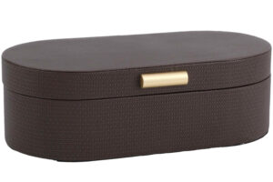 Richmond Hnědý úložný box Nova 30 x 15 cm