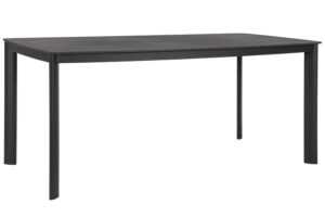 Bizzotto Tmavě šedý zahradní stůl Alcora 180 x 90 cm s keramickou deskou