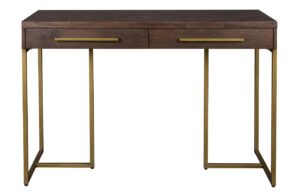 Hnědý dřevěný konzolový stolek DUTCHBONE Class 120 x 45 cm