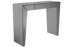 Miotto Kouřově šedý zrcadlový konzolový stolek Meana 110 x 36 cm