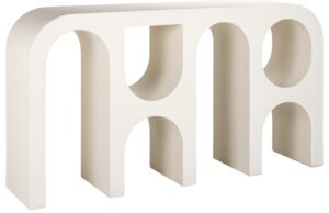 Richmond Bílý konzolový stolek Bloomstone 150 x 35 cm