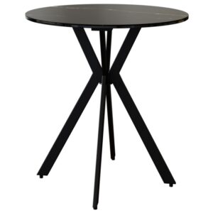 Miotto Černý keramický odkládací stolek Moena 50 cm