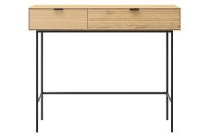 Dubový konzolový stolek Somcasa Tulsa 100 x 35 cm