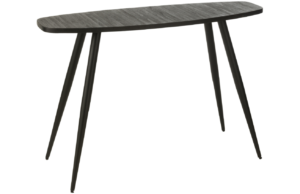 Černý dřevěný konzolový stolek J-line Takke 120 x 40 cm