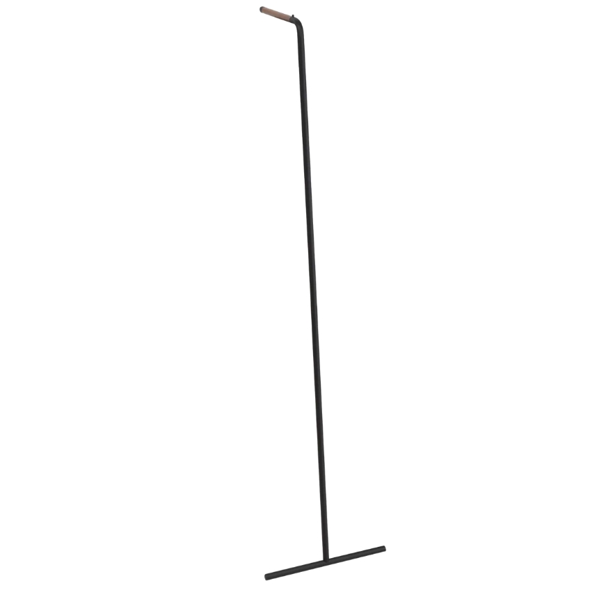 Černý kovový stojací věšák Yamazaki Tower 160 cm