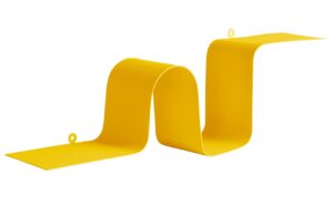 Jotex Žlutá kovová nástěnná police CATERPILLAR 64 cm