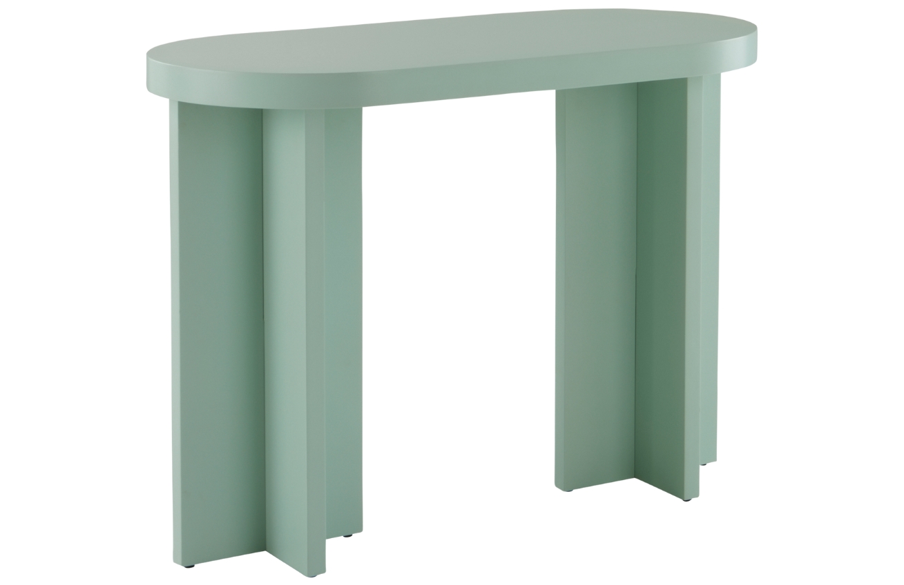 Jotex Zelený lakovaný psací stůl CRUZ MINI 100 x 50 cm