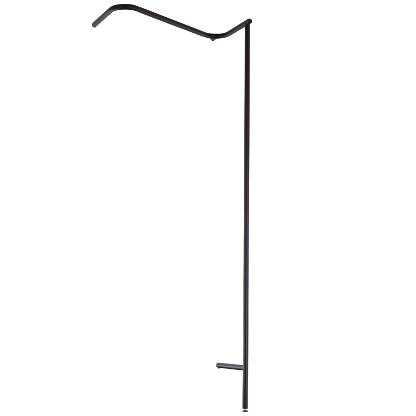 Jotex Černý kovový stojací věšák LINE 170 cm